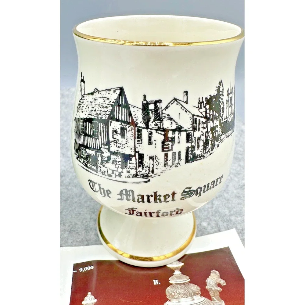 Prinknash Abbey Pottery Goblet England Vintage